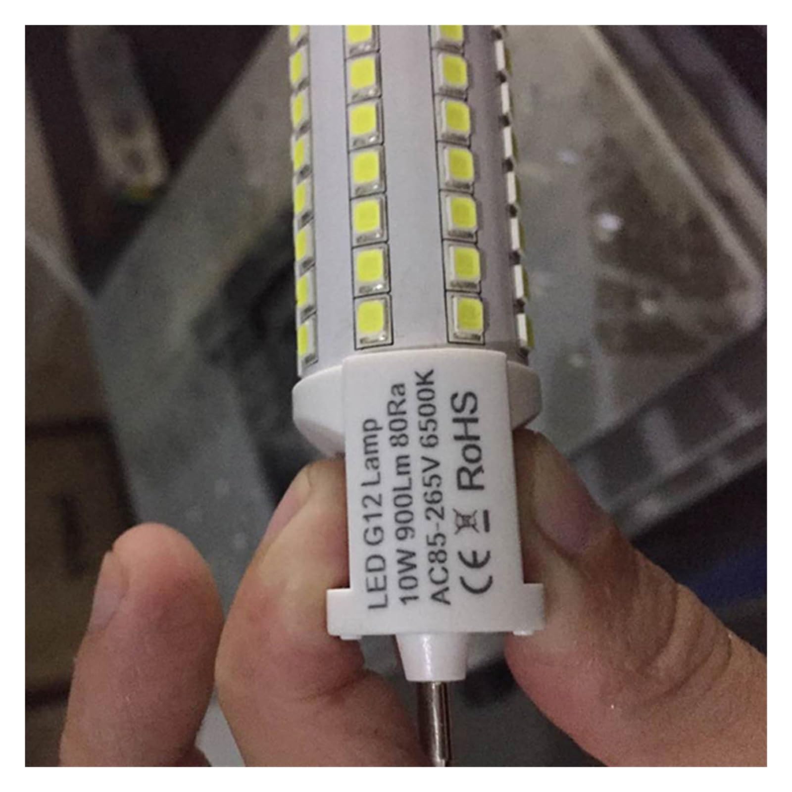 4 sztuki 150W odpowiednik żarówki LED G12 15W 360 stopni, wymiana żarówki kukurydzianej 150W Oświetlenie dużych powierzchni(Warm white 3000K)