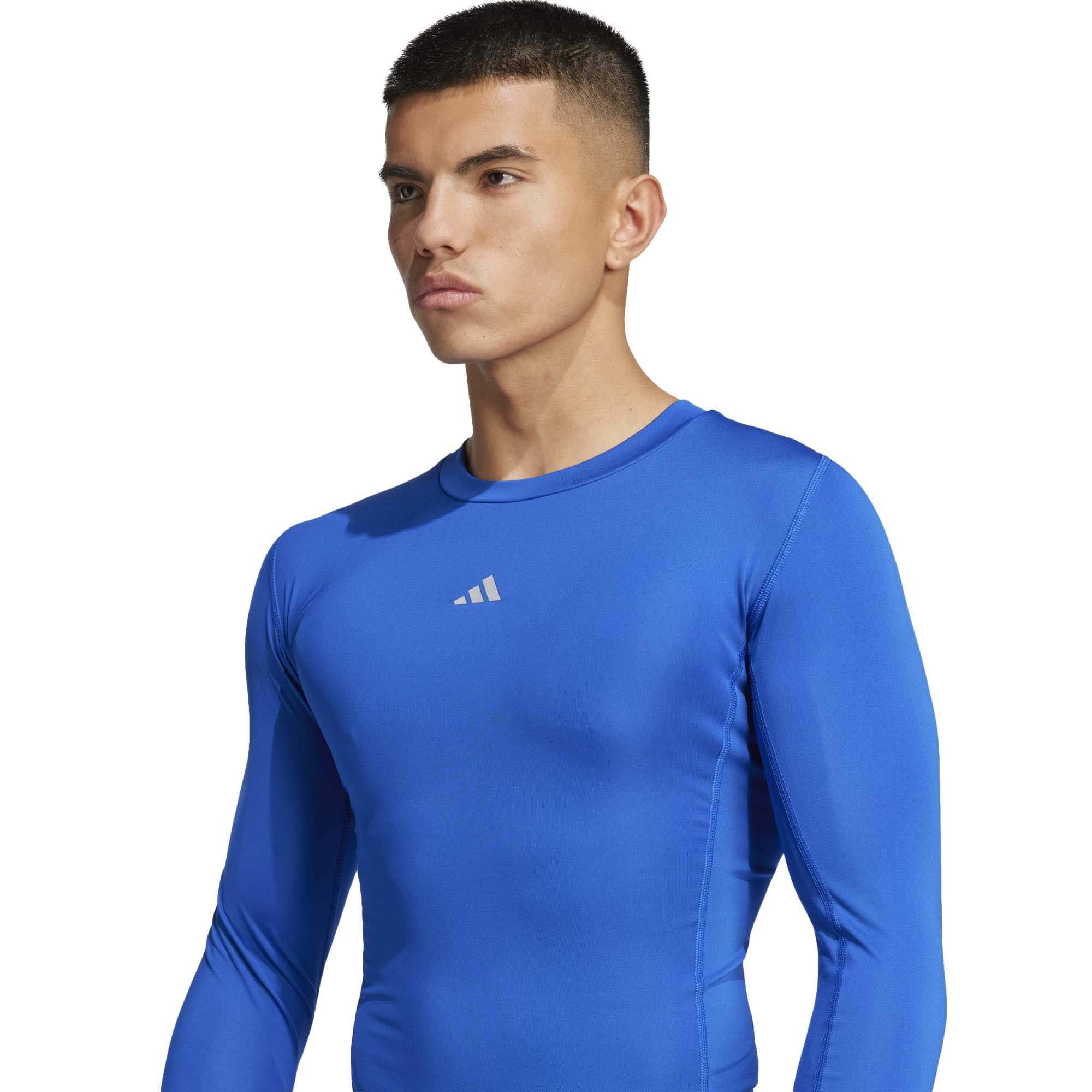 adidas Mezczyzni Techfit Longsleeve Men Shirt, team royal blue, S