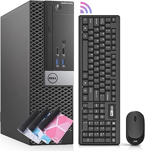 Dell Computadoras de escritorio OptiPlex 3040, Intel Core i7-6700 3.4GHz, 16 GB Ram nuevo SSD de 512 GB, Intel AC7260 WiFi Bluetooth integrado,