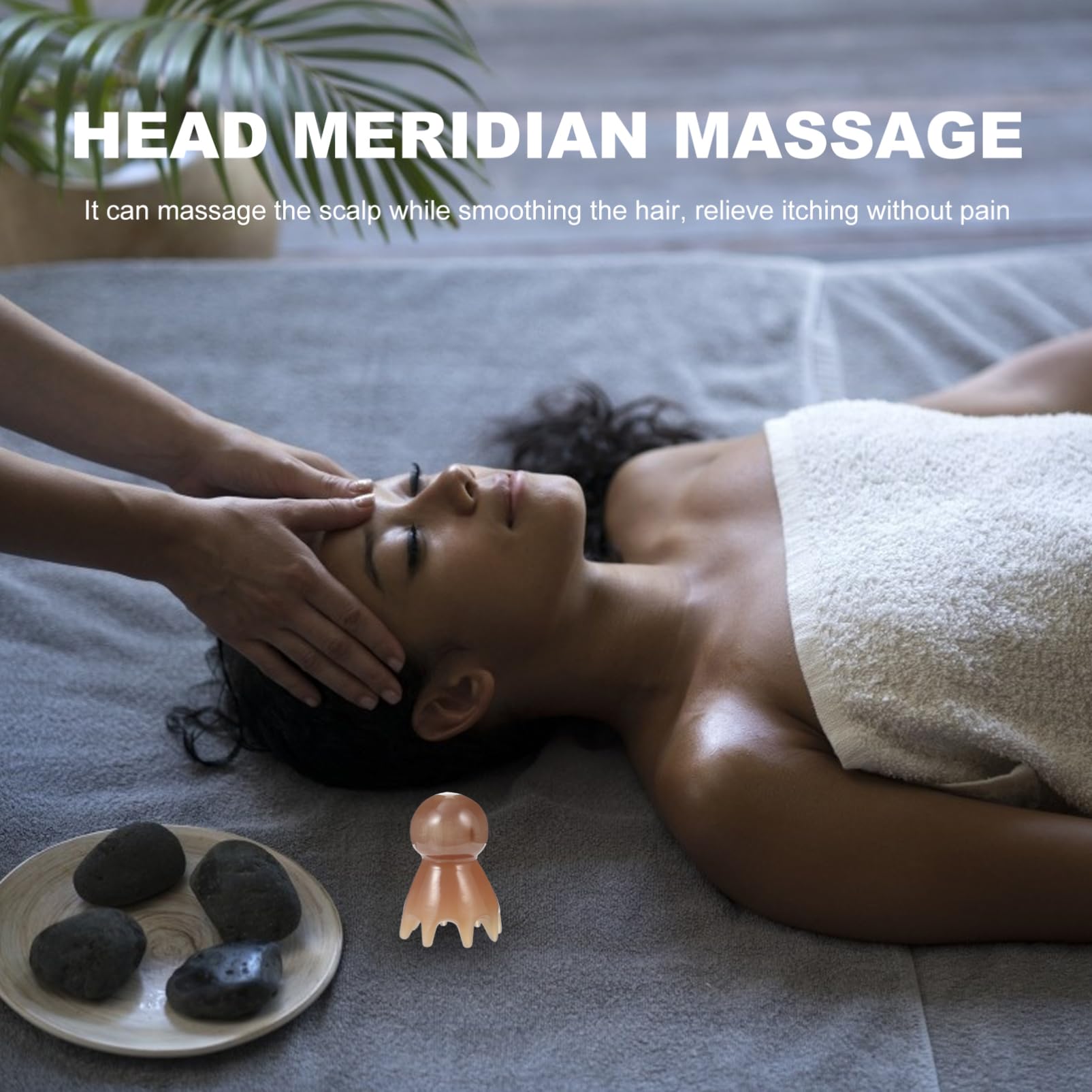 Baluue Massagekamm Aus Yakhorn Für Haarpflege Und Kopfhautmassage Antistatischer Kamm Mit Schabemassagefunktion Langlebiges Naturprodukt