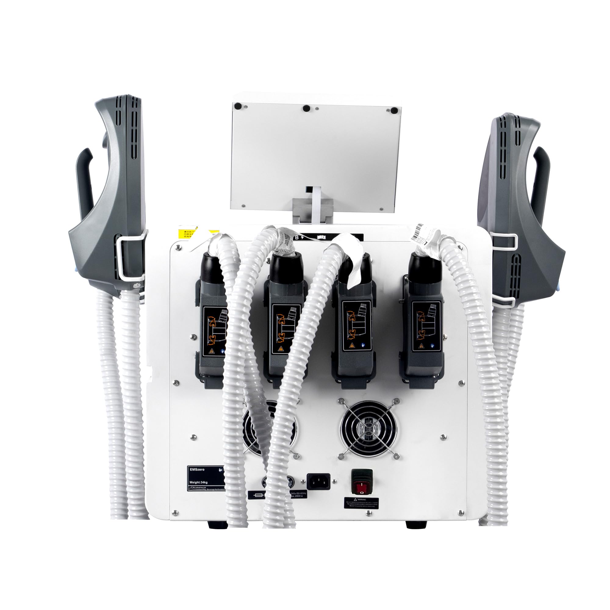 Myoslim Nova EMS Machine Electromagnetic Muscle Stimulation with Optional Pelvic EMS Pads, Body Slimming & Sculpt