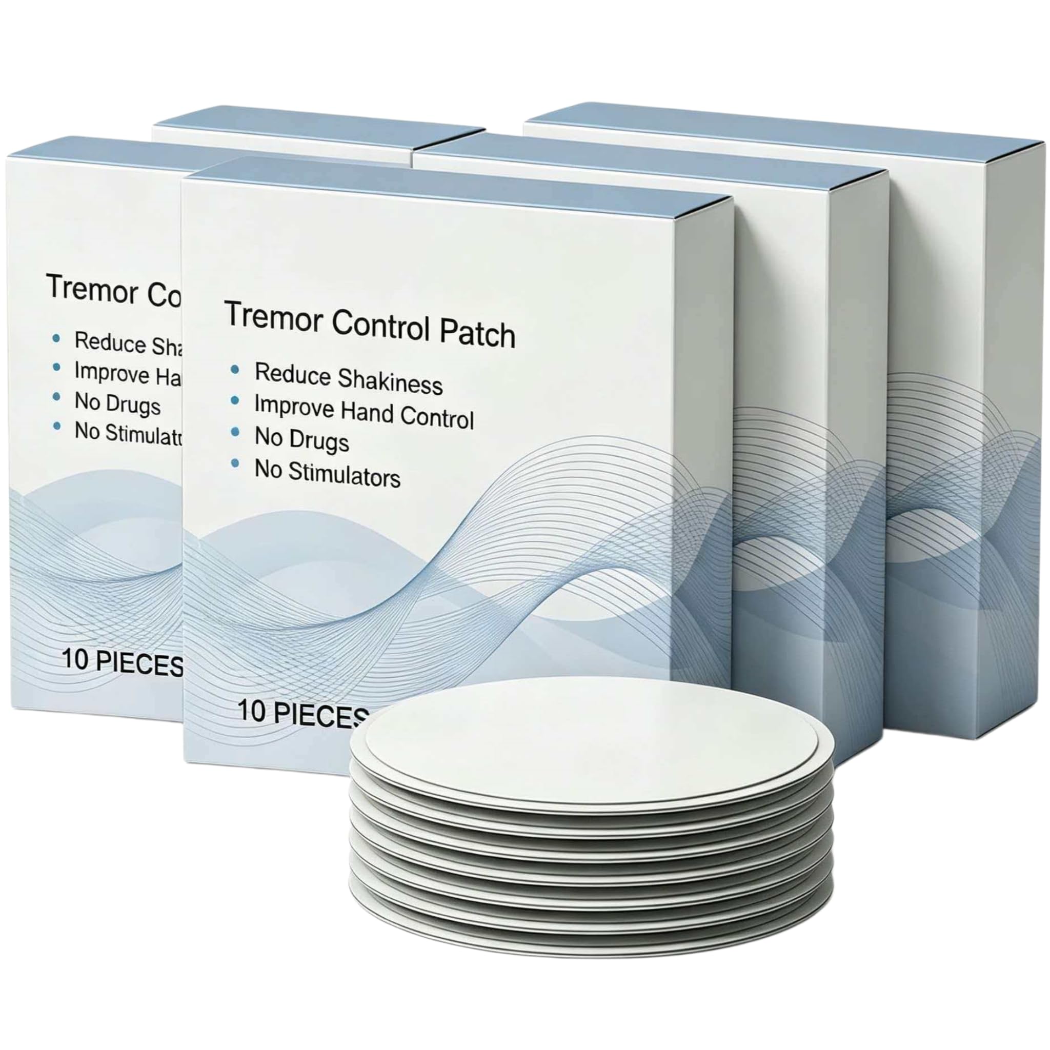 (Risk-Free Promise) New 10/20/30/40/50PCS 𝐓𝐫𝐞𝐦𝐨𝐫 𝐂𝐨𝐧𝐭𝐫𝐨𝐥 𝐏𝐚𝐭𝐜𝐡, 𝐄𝐬𝐬𝐞𝐧𝐭𝐢𝐚𝐥 𝐓𝐫𝐞𝐦𝐨𝐫 𝐚𝐧𝐝 𝐌𝐮𝐬𝐜𝐥𝐞 𝐒𝐭𝐚𝐛𝐢𝐥𝐢𝐭𝐲, 𝐃𝐢𝐬𝐩𝐨𝐬𝐚𝐛𝐥𝐞 𝐏𝐚𝐭𝐜𝐡𝐞𝐬 𝐟𝐨𝐫 𝐃𝐚𝐢𝐥𝐲 𝐔𝐬𝐞 (5Box - 50Pcs)