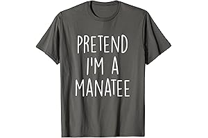 Funny Manatee Costume T-Shirt - Perfect for Halloween