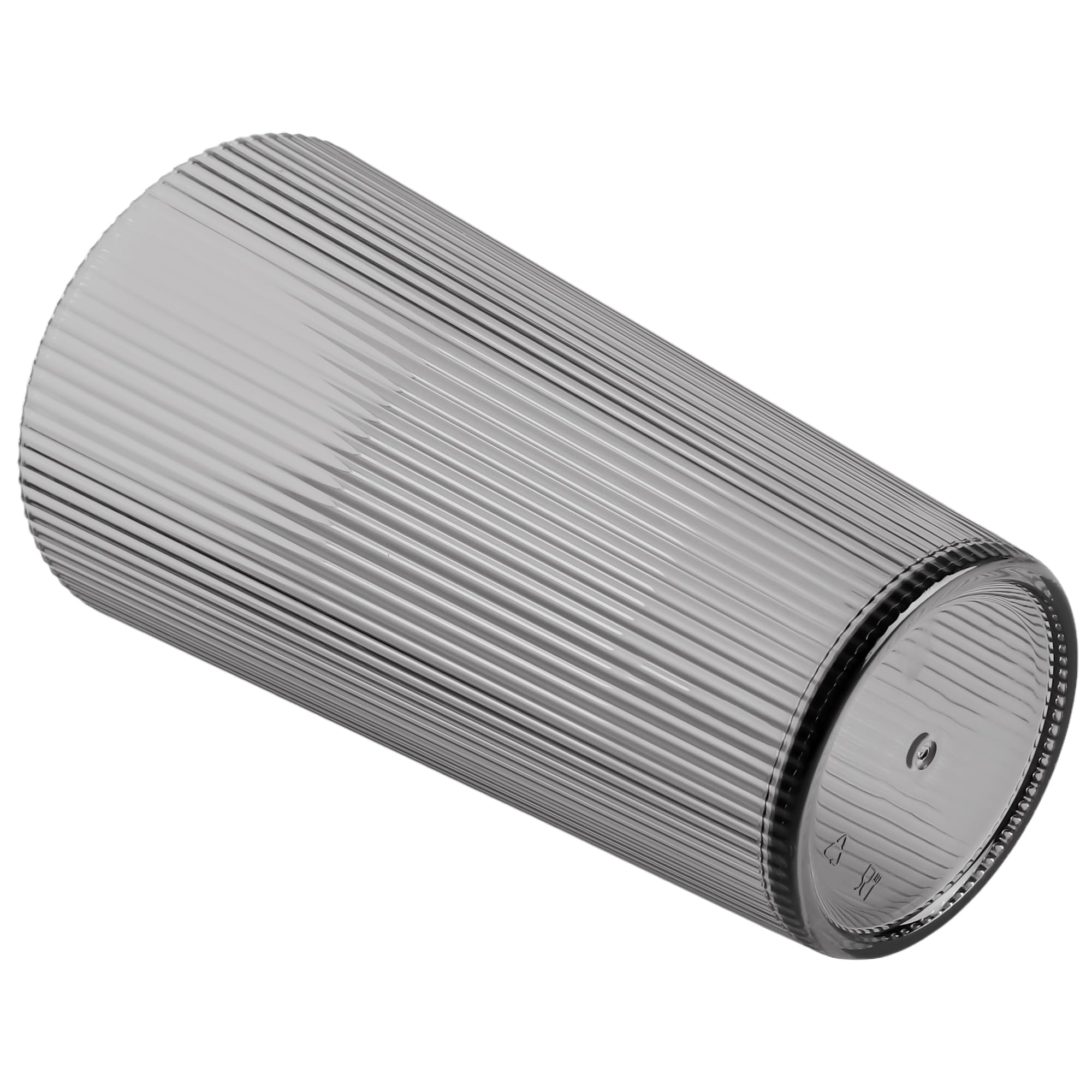 Lot de 12 gobelets en plastique incassables de 500 ml avec motif à rayures pour la maison, les fêtes ou un usage quotidien