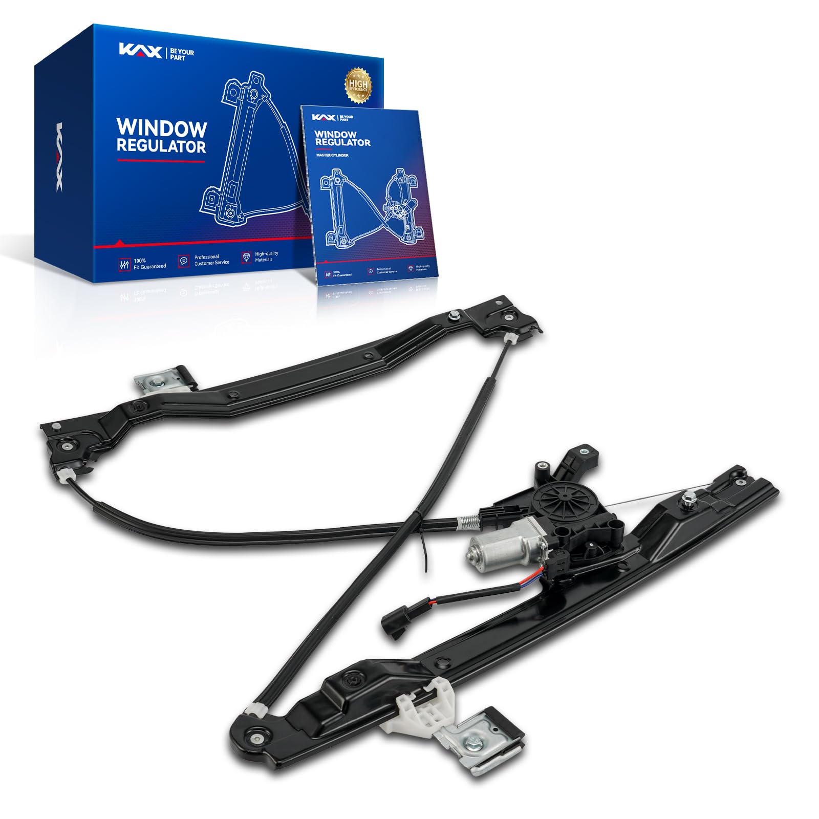 KAX Front Left Power Window Regulator w/Motor Fit for Trailblazer 2002-2009