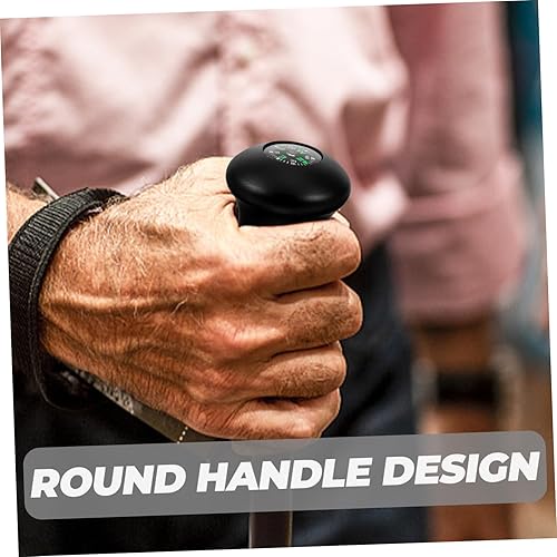 Miniatura 4 de SUPVOX Bastón de trekking Brújula de escalada Accesorios de Trekking Pole Brújula Universal Senderismo Pole Caps Walking Stick Trekking Brújula