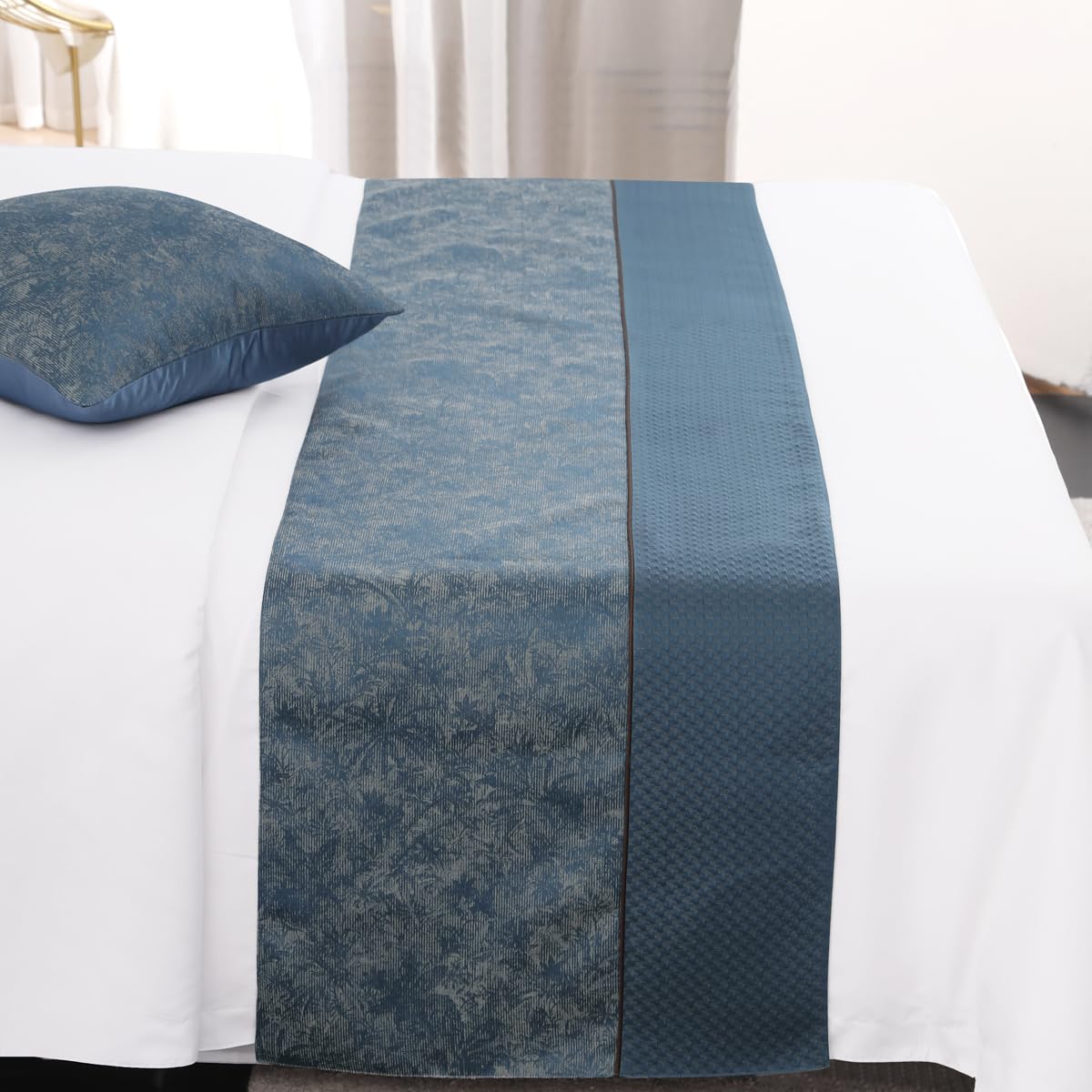AMBERIS Bettläufer, Schlafzimmer, Bettschals, Hotel- und Gaming-Hotel-Dekoration