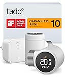 Immagine di tado° termostato intelligente X – Starter Kit con Bridge X, controllo del riscaldamento tramite app e smart speaker (Alexa, Siri, Google Assistant), risparmio energetico, non compatibile con tado° V3+