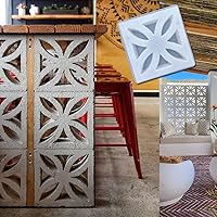 LCMOLDS Windmill Breeze Brick Concrete Molds - Reusable DIY Forms for Stunning Patio Wall Decor & Garden Furniture