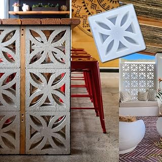 LCMOLDS Windmill Breeze Brick Concrete Molds - Reusable DIY Forms for Stunning Patio Wall Decor & Garden Furniture