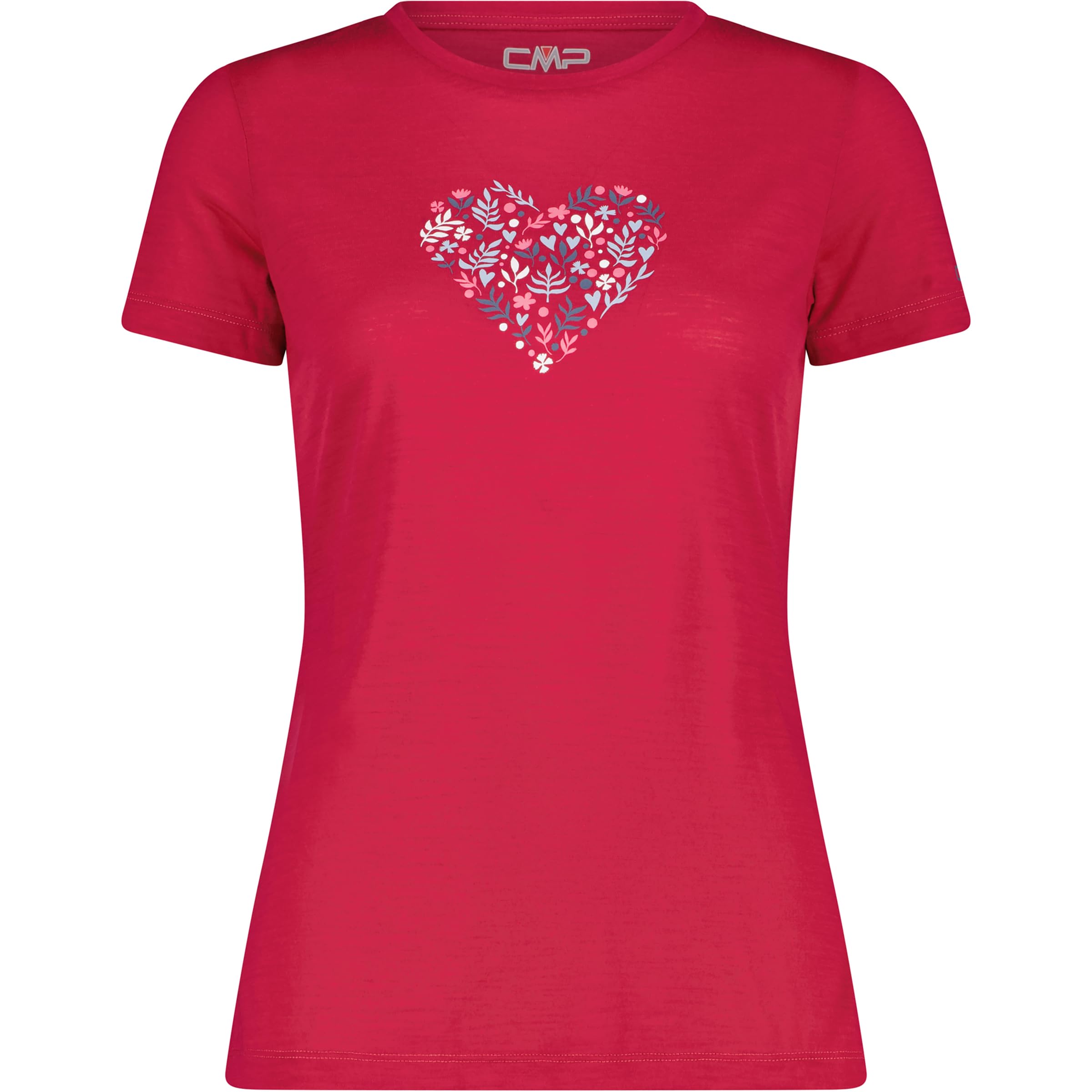 CMP Performance Merino Damen T-Shirt | schneller Feuchtigkeitstransport, Performance-Merinowolle, atmungsaktives Material, leichtes Tragegefühl