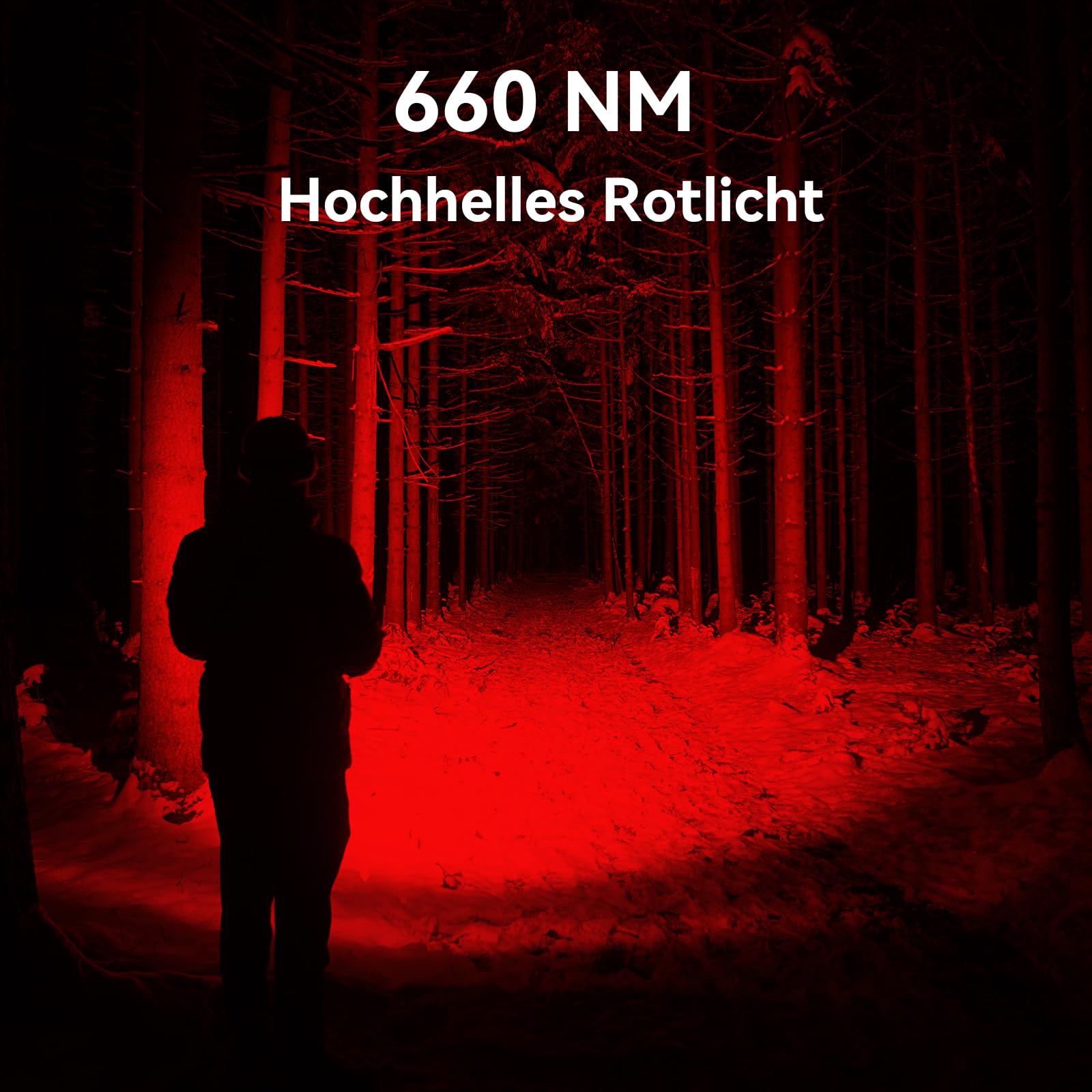 Sofirn D25LR/H25LR Stirnlampe Rotlicht 660nm, 90 High CRI Kopflampe Stirnlampe LED Wiederaufladbar USB C, IPX6 Wasserdicht & Leicht für Joggen, Angeln, Jagd.