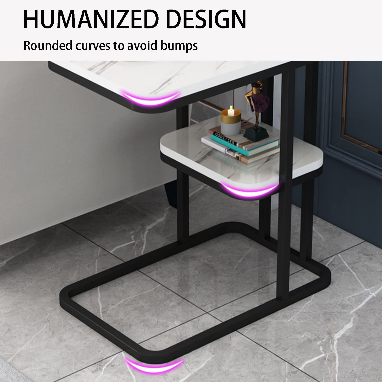 Amazon｜Cテーブルエンドテーブル、ソファサイドテーブル、ソファの下