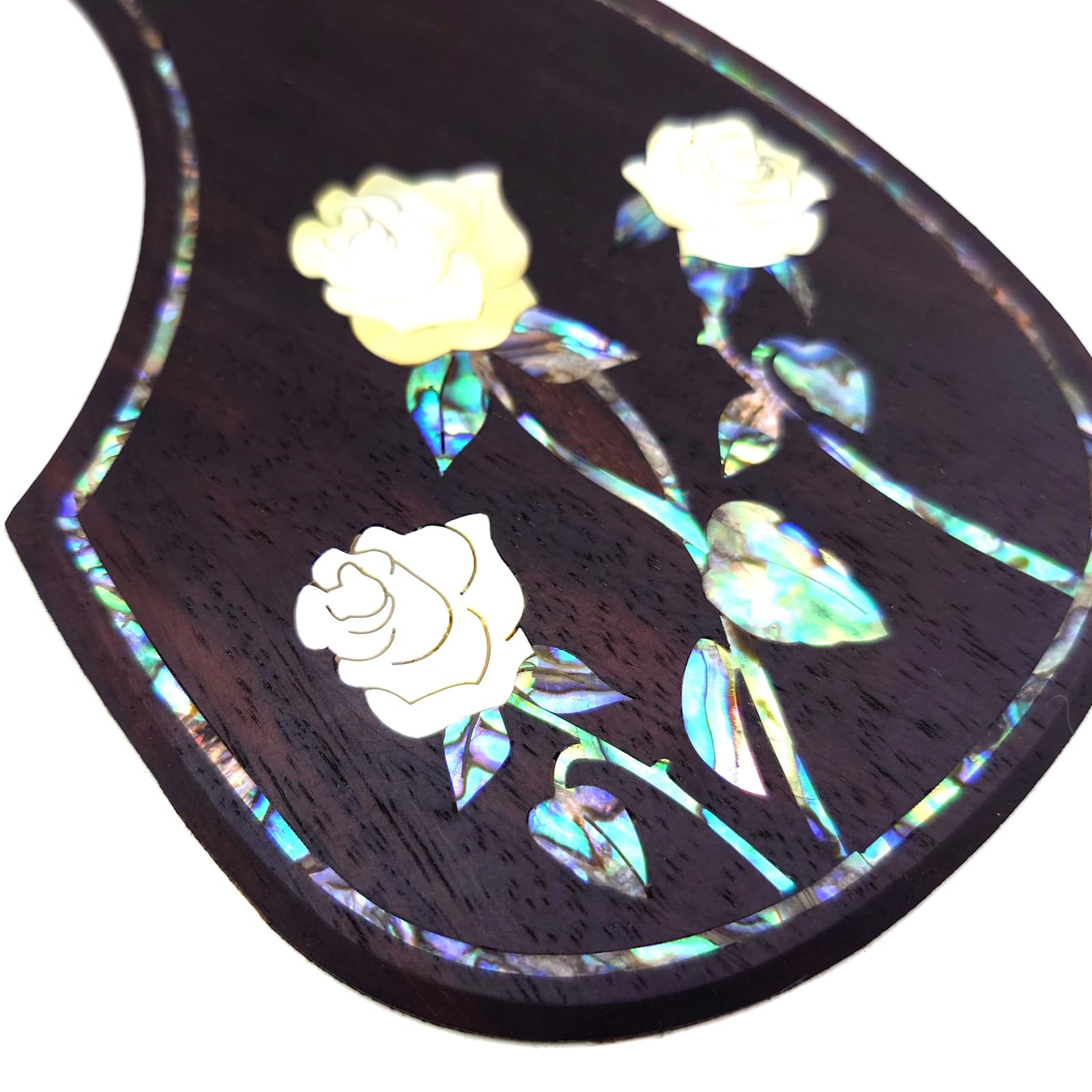 Guitar Pick Guard, Battipenna in abalone in palissandro autoadesivo for Chitarre acustiche folk D-45 Taylor(15)