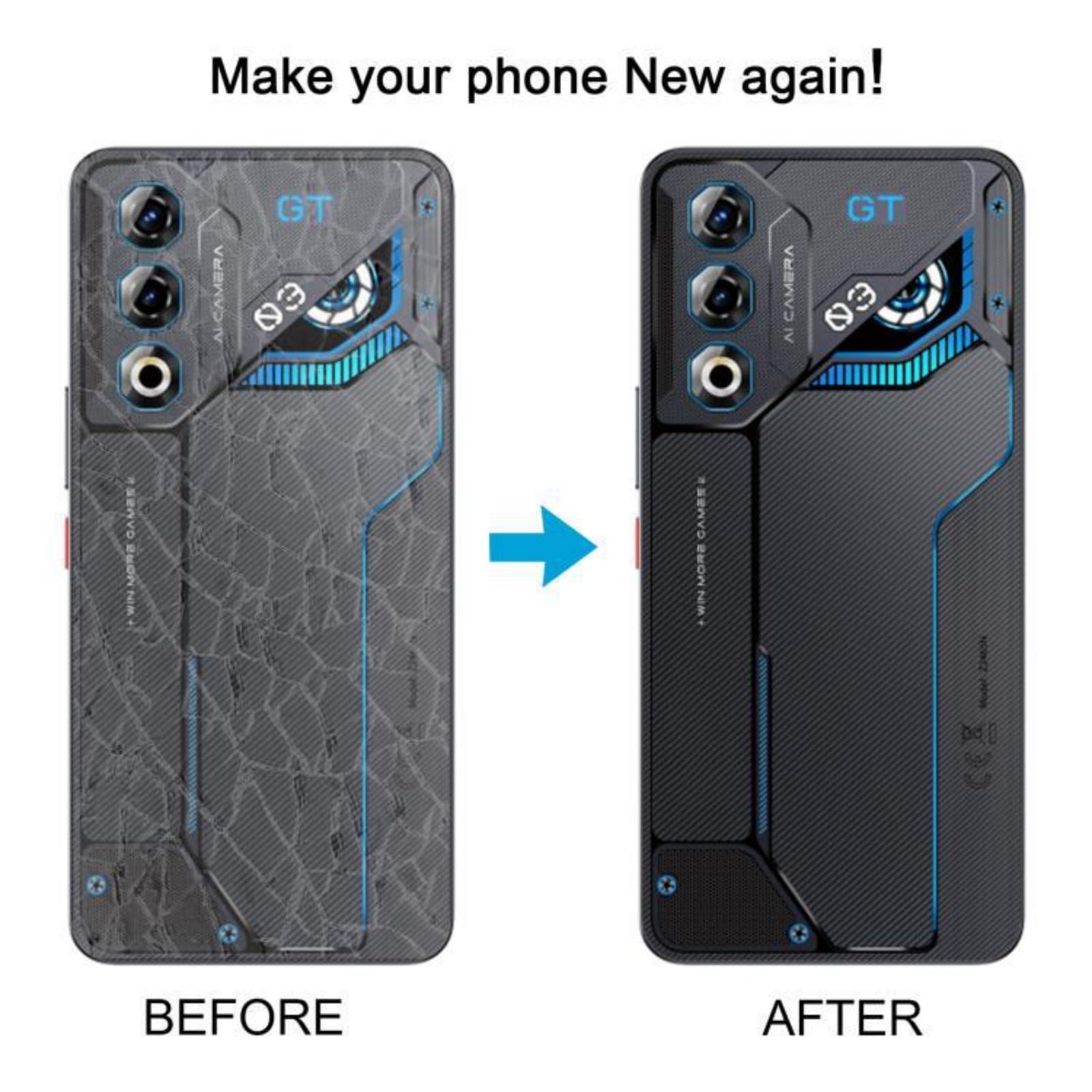 Guscio dello sportello della Batteria in Vetro Resistente all ' Acqua per Dispositivo Smartphone è Dotato Fotocamera Antipolvere Che Squilla e Copertura Riparazione della Batteria del