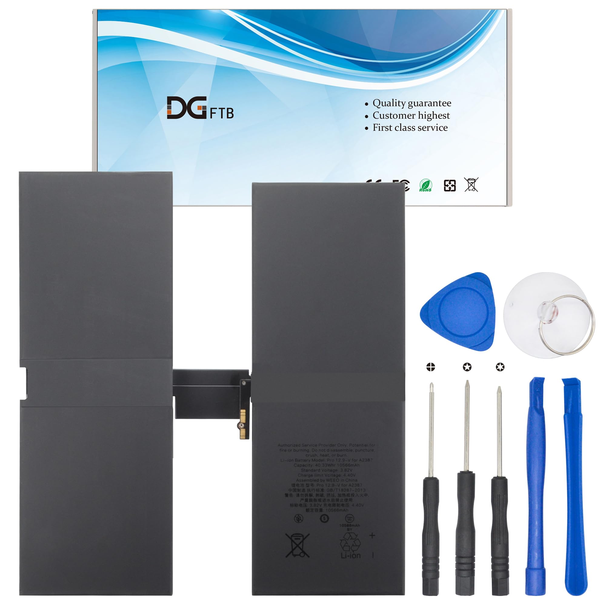 Amazon.com: DGFTB New A2387 40.11Wh Tablet Replacement Battery for