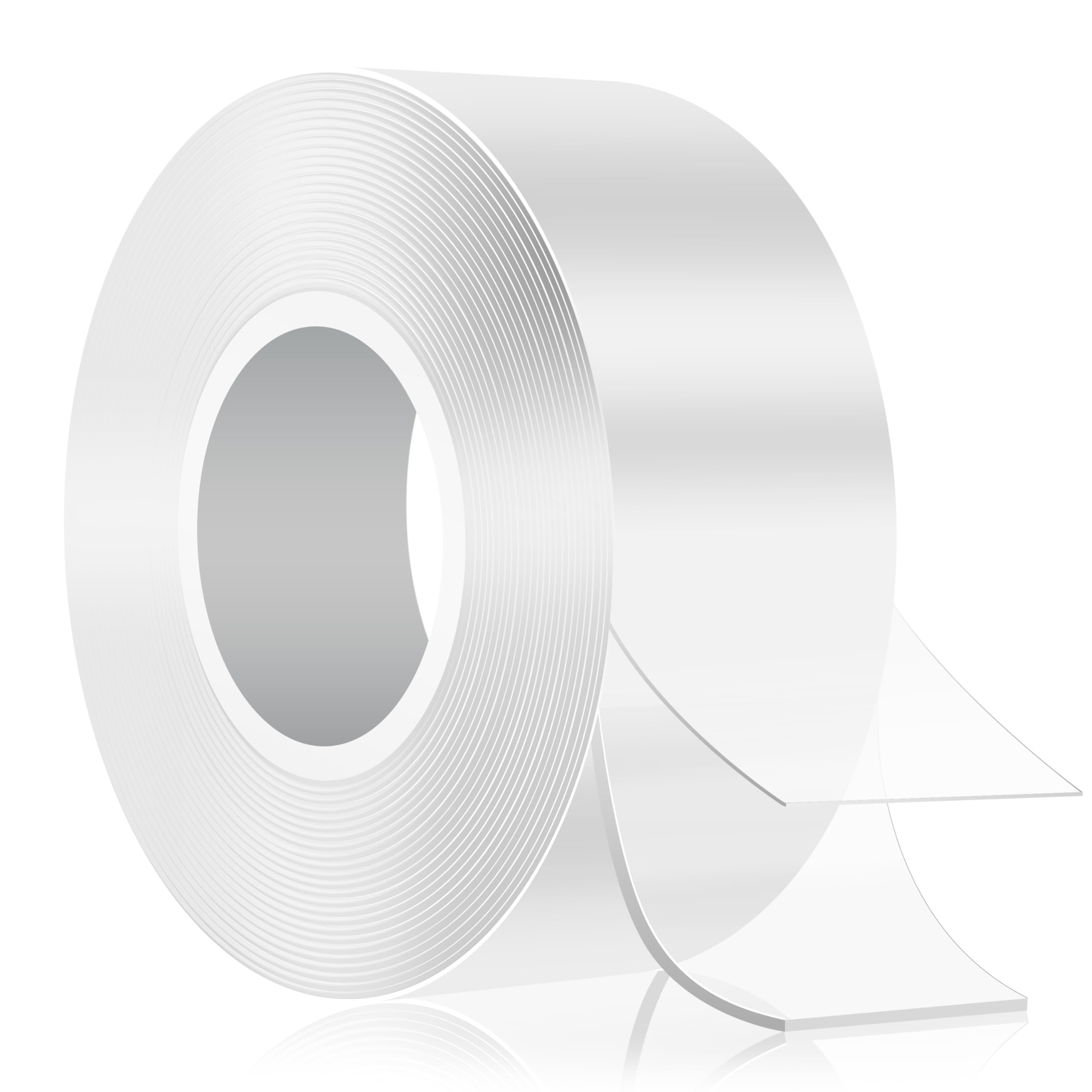 5m Doppelklebeband,Nano , Transparent Extra Stark Dünn,Entfernbares Beidseitiges Klebeband