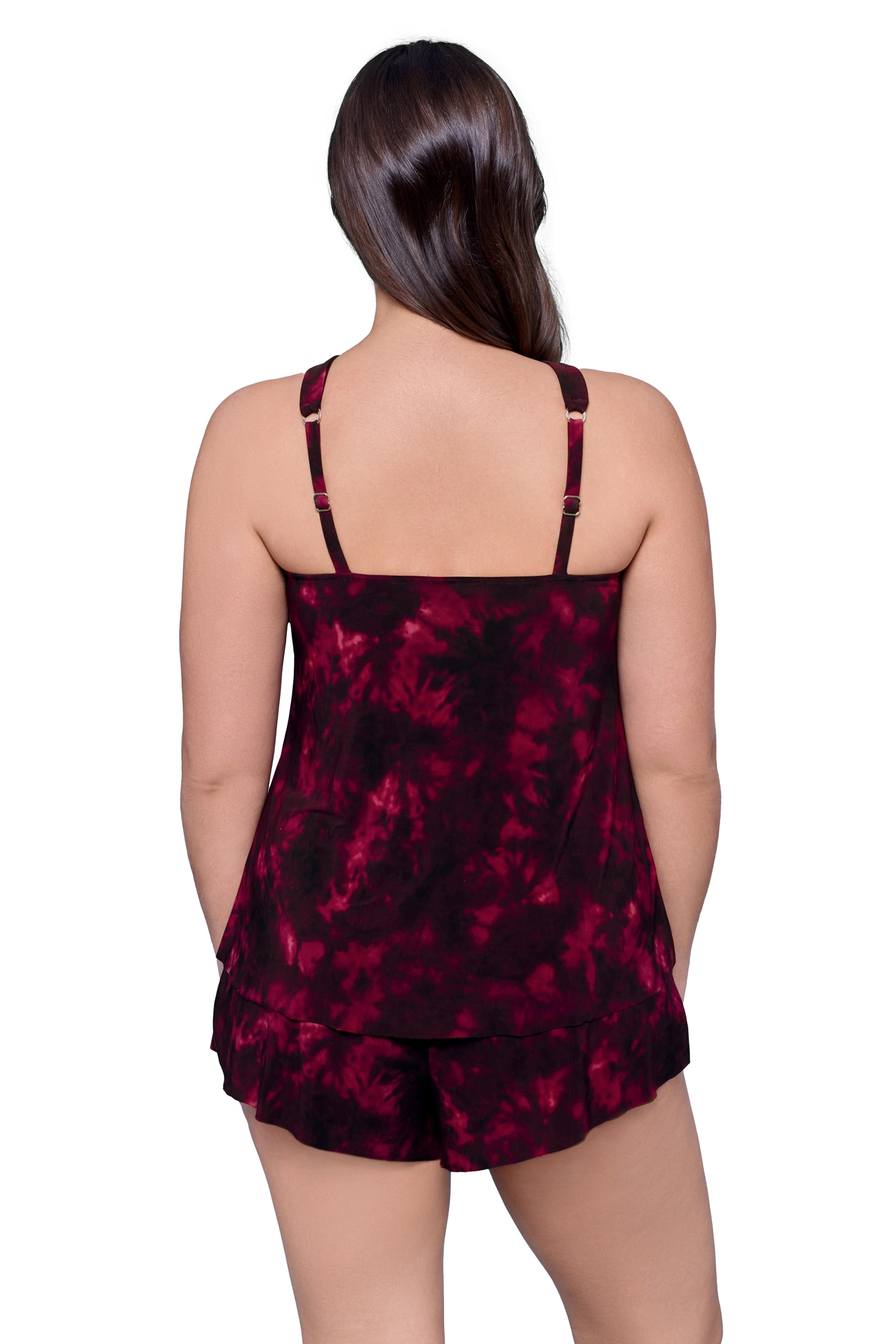 Aqua Green Damen High Neck Swim Romper Badeanzug