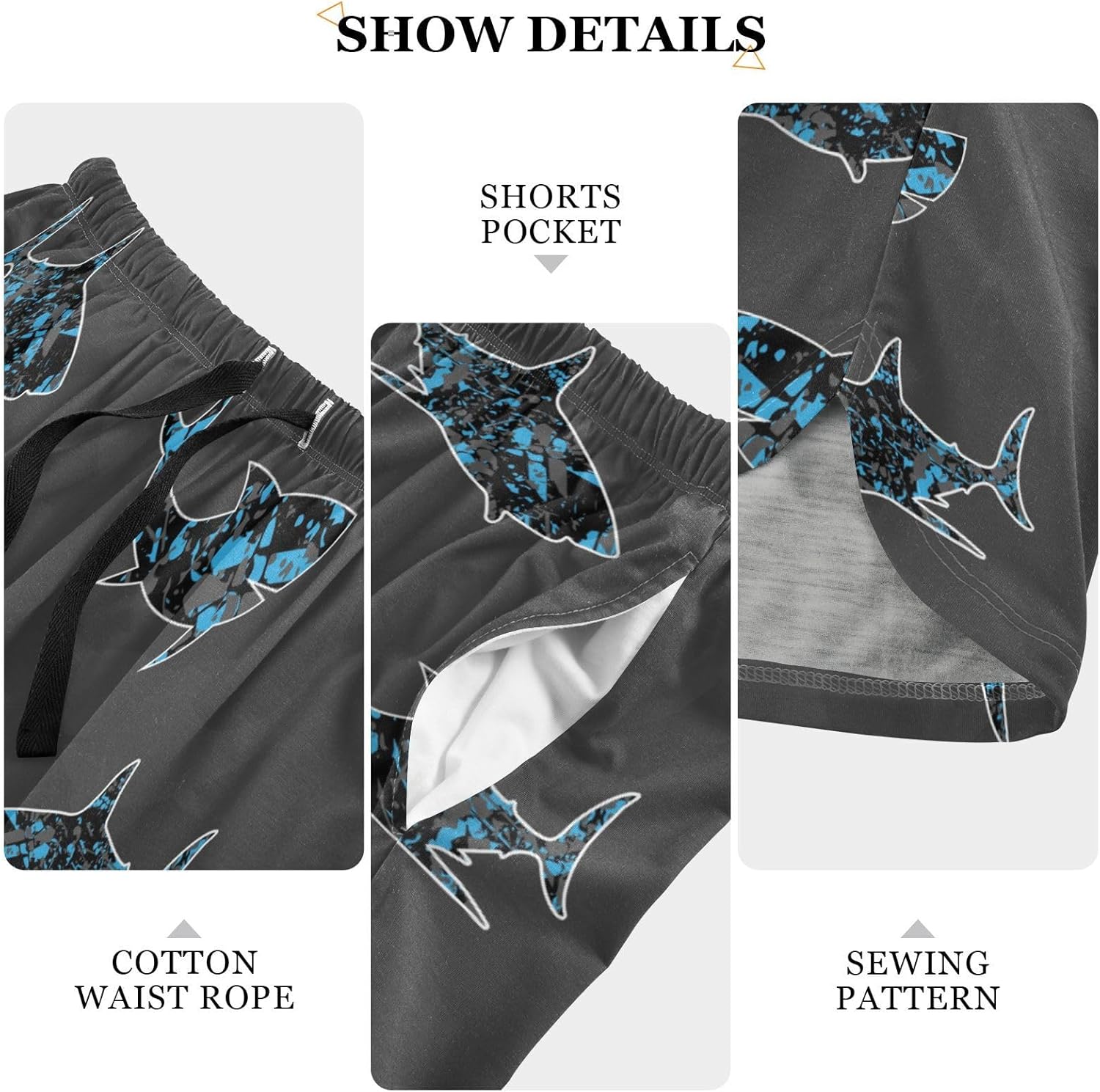 Sleep Shorts Soft Lounge Pajamas Bottoms with Pockets Comfy Short Pants for Women's - Image 6