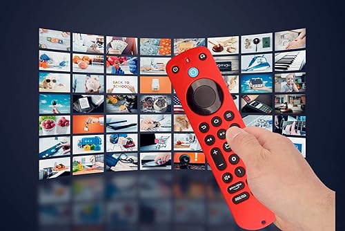 Miniatura 7 de Funda de silicona para Voice Remote Pro 2022, funda de silicona para control remoto por voz Pro 2022 con cordón (azul)