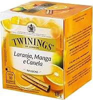 AB Brasil Chá Misto De Laranja Manga E Canela Twinings Com 10 Saquinhos