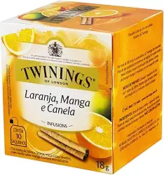 AB Brasil Chá Misto De Laranja Manga E Canela Twinings Com 10 Saquinhos