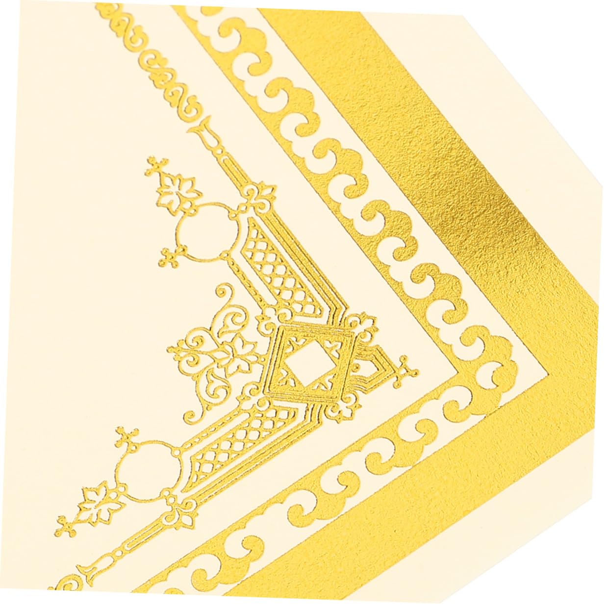 35 Blatt Blanko Zertifikatspapier A4 mit Goldprägung Glattes Schreibpapier für Dekorative Urkunden und Auszeichnungen bei Preisverleihungen
