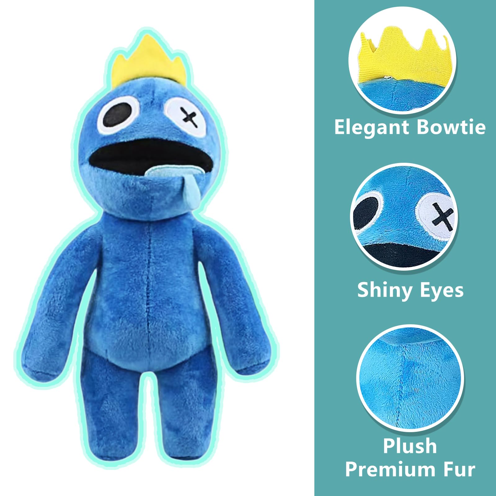 7 Pezzi Rainbow Bambole di Peluche Morbidi animali di peluche Regali per gli appassionati di giochi per il compleanno di Natale