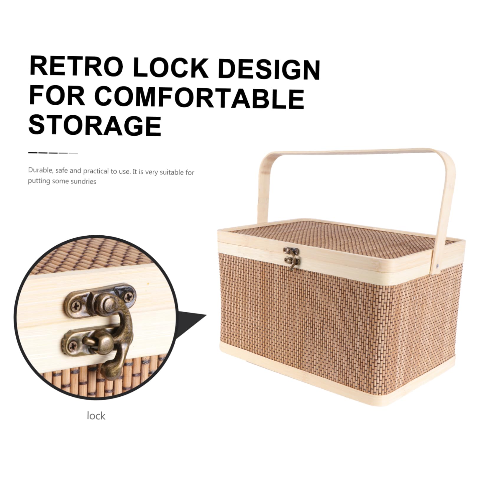 竹製収納バスケット Amazon.co.jp: PAMINGONO 竹製収納バスケット ポータブル竹かご 蓋付き