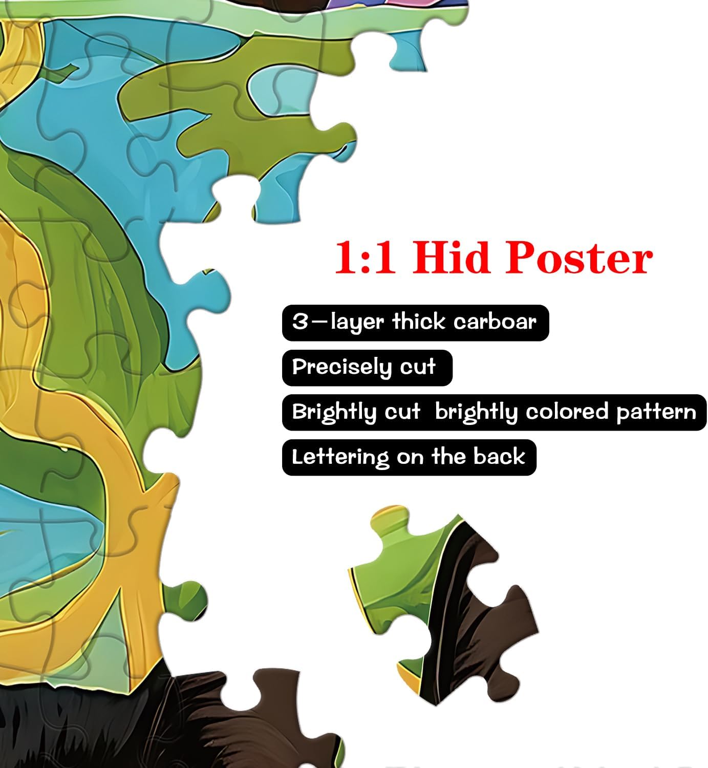1000 Piece Jigsaw Puzzle for Adults- Family Decoration Puzzle, Challenging Fun Puzzles Stunning Art Wall Decor, Gift for Adult Puzzle Lovers, Bedroom Cat C0808