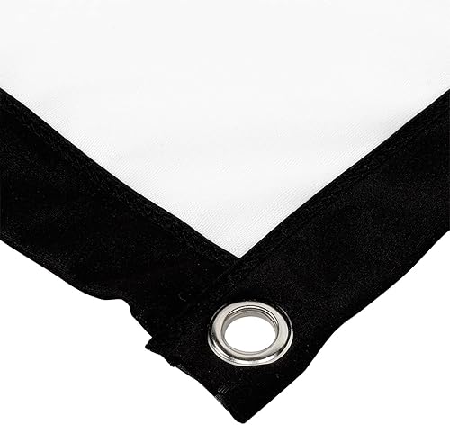 Miniatura 6 de Pantalla de proyector, 169, gruesa, portátil, sin arrugas, plegable, pantalla de proyección hecha de poliéster blanco suave, cine en casa, exterior