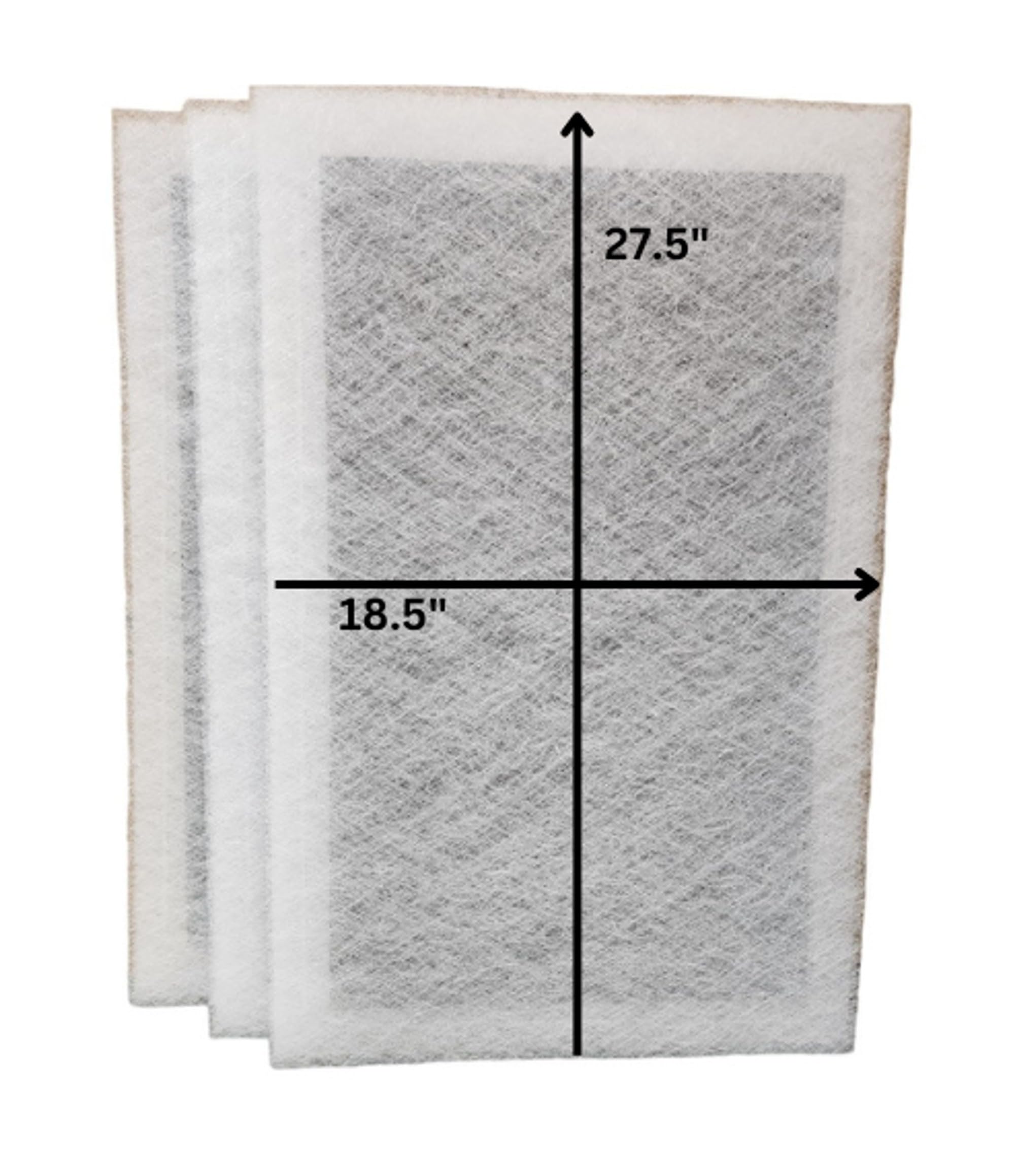 FAST SHIPPED FILTERS 20 x 30 x 1 - Natures Home Micro Power Guard Air Cleaner Replacement Compatible Pads, (3) Pack White (Actual Size of The is 18.5" x 27.5")