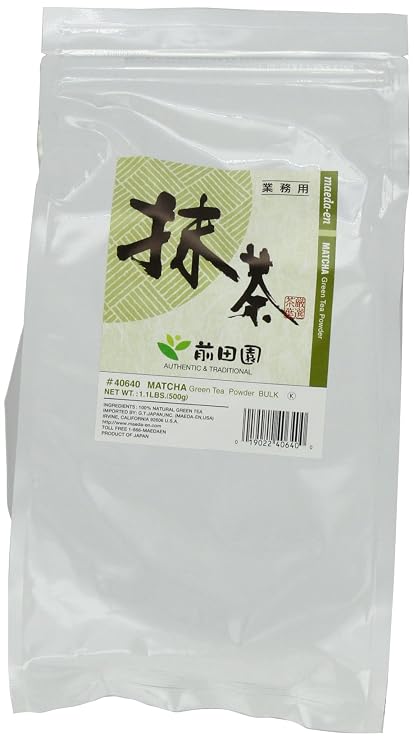 Maeda-En Matcha Powder Bulk, Matcha Green Tea Powder - 1.1 LB Large Bag