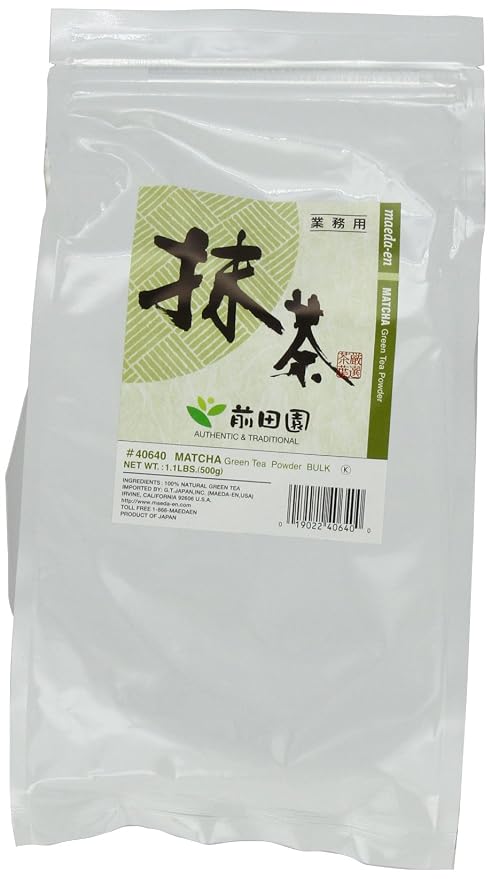 Polvo de té verde matcha 1.1 lb bolsa grande miniatura 2