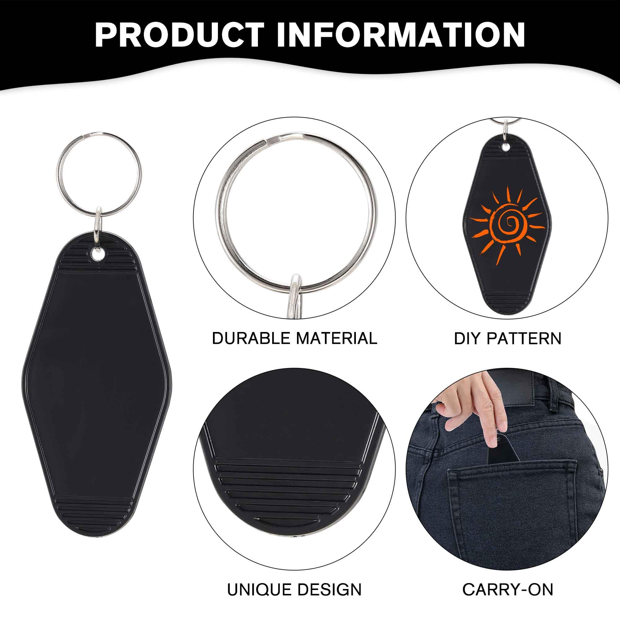小物 VAULTROOM LEATHER HOTEL KEYCHAIN / BLACK Amazon.com: RattanView 20 Pcs Motel Leather Keychain, Motel