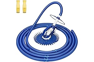 VINGLI Pool Vacuum Above Ground Indoor Outdoor Automatic Swimming Pool Cleaner Sweep Sweeper
