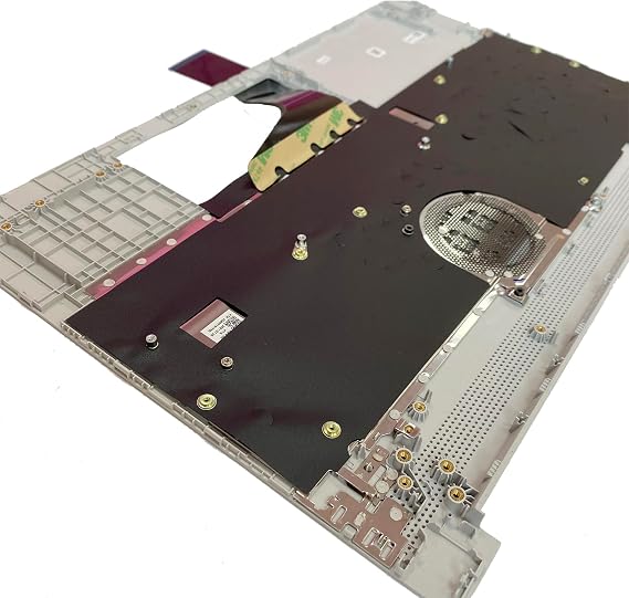 Replacement for HP 15-DY 15-EF 15s-eq 15s-fq 15T-DY100 15Z-EF100 17-CA1022CY 14-dh1000 15 inch Laptop Upper Top Cover Case Palmrest Not-Backlit Keyboard Assembly Part L63578-001 Sliver