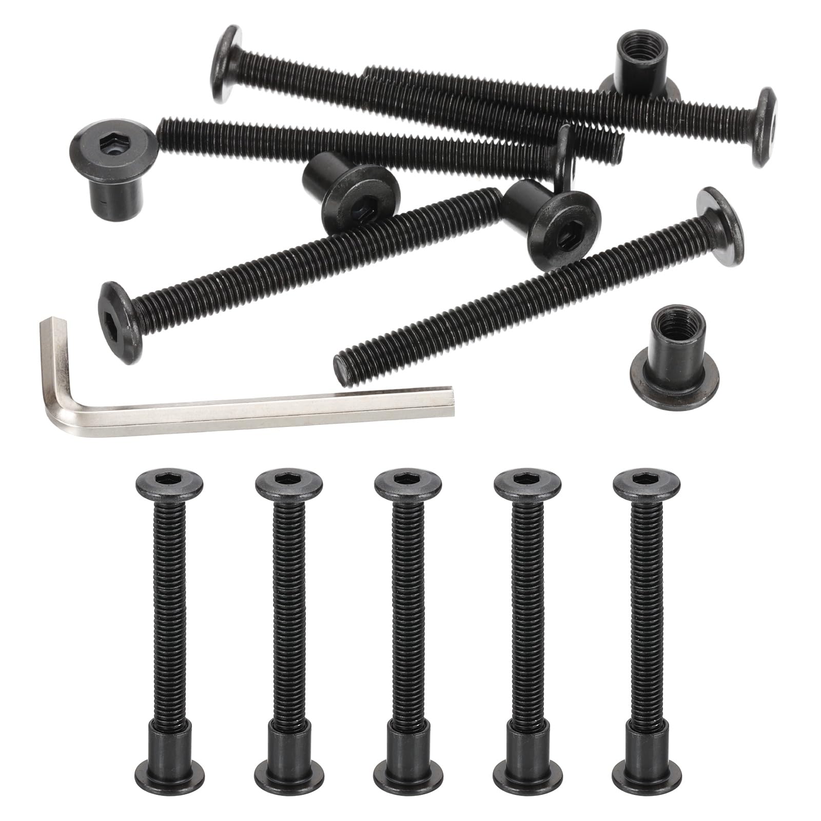 PATIKIL M6x60mm Hex Drive Socket Cap Bolt