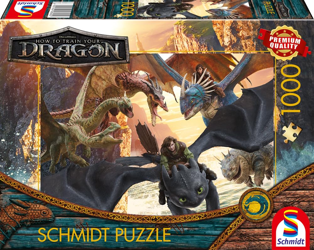 Schmidt Spiele 58582 Dragons Ready to Strike 1000 Piece Puzzle