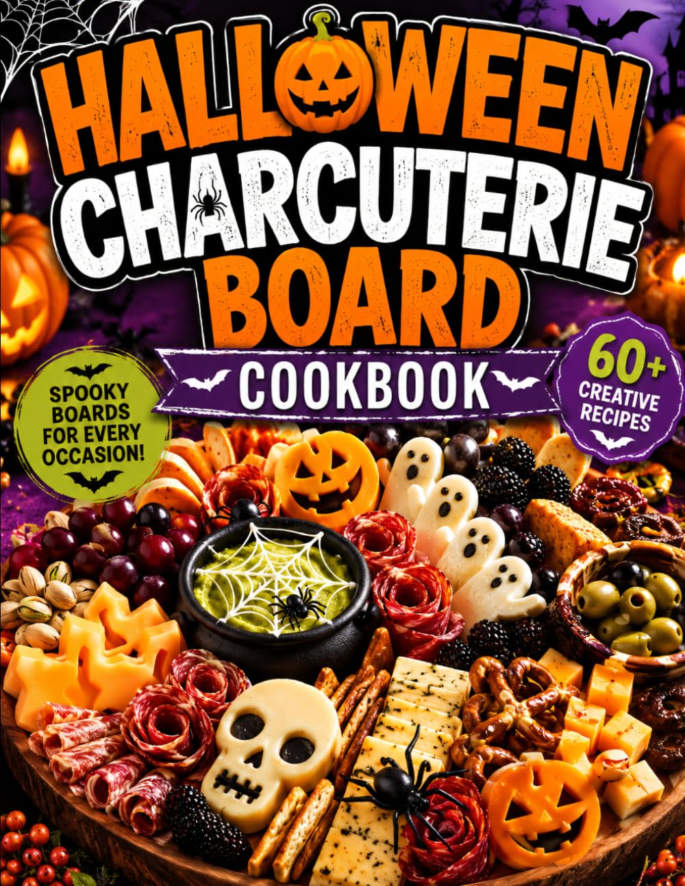 Halloween Charcuterie Board Cookbook For Adults: 60 Spooky Recipes for Haunted Gatherings, Festive Entertaining, and Creative Seasonal Platters