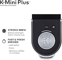 Vista 3 de Keurig K-Mini Plus - Cafetera de cápsulas K-Cup con taza de viaje (1 unidad)