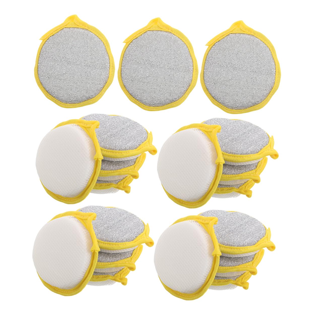 50 Spugne per Piatti da Cucina Doppia Faccia 25 CM Spugna Abrasiva per Pulizia Pentole e Utensili Assorbente Olio per Uso Domestico e Lavaggio Auto