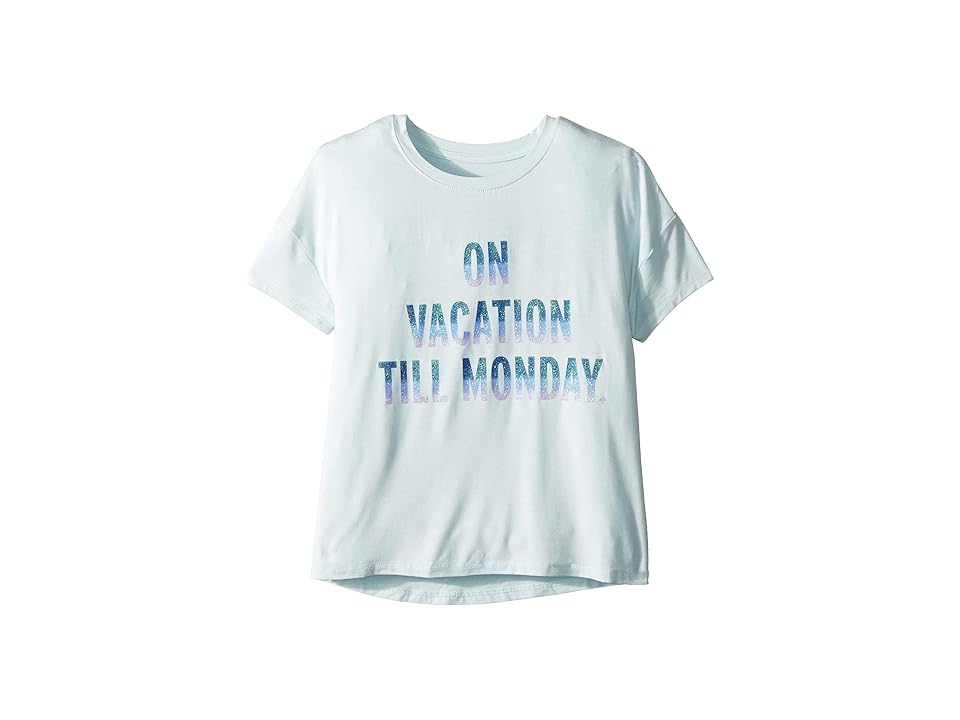 

Kate Spade New York Kids On Vacation Tee (Little Kids/Big Kids) (Laguna Blue) Girl's T Shirt