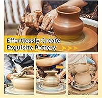 Vista 9 de Yncotte Pottery Wheel, 7 Inch Sculpting Wheel Double-Sided Banding Wheel Pottery Turntable Aluminium Alloy Metal Rotating with Ball Bearings for