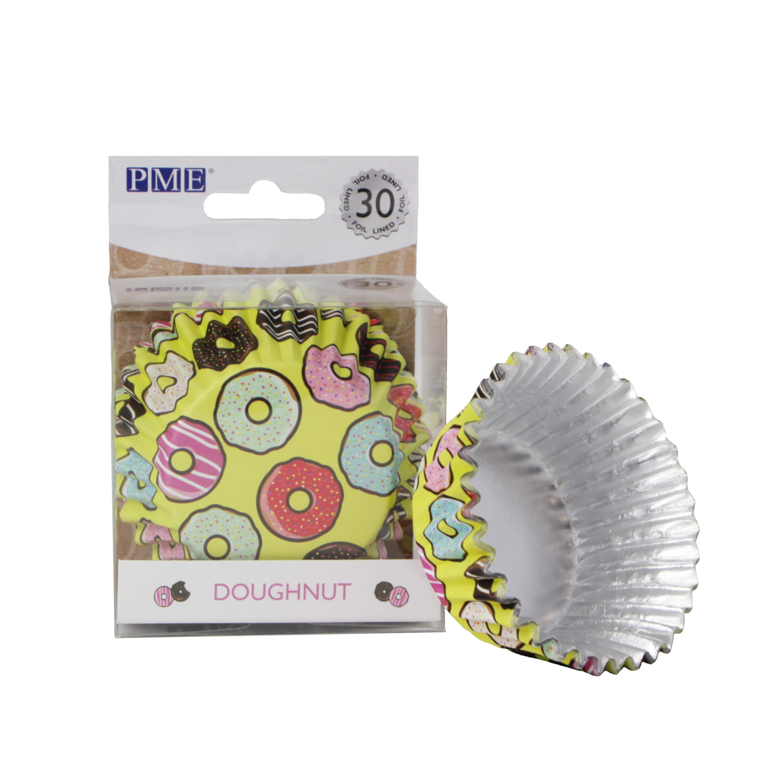 PME Cupcake Cases Foil Lined, Doughnuts Pk/30