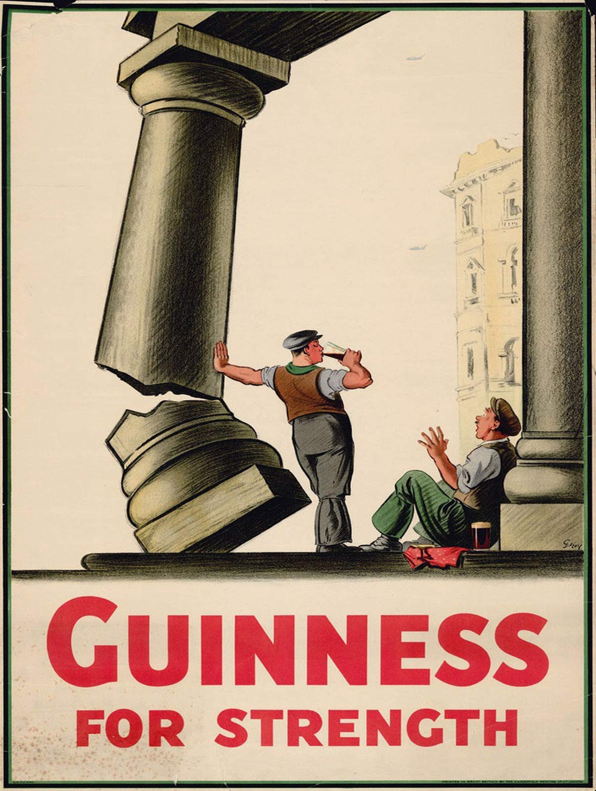 Inga Sign#227 Guinness For Strength Metal Plaque Tin Wall Sign Wedd Metal Tin Sign 8X12 Inches