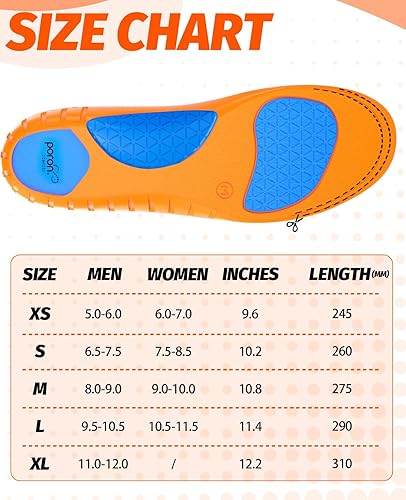 Miniatura 6 de Plantillas de soporte de arco ajustables Almohadilla de arco bajo extraíble de 0.197 in y almohadilla de arco alto de 0.276 in Material de alto