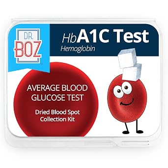 Dr. Boz At-Home A1C Blood Test Kit, Lab-Tested, hbA1c