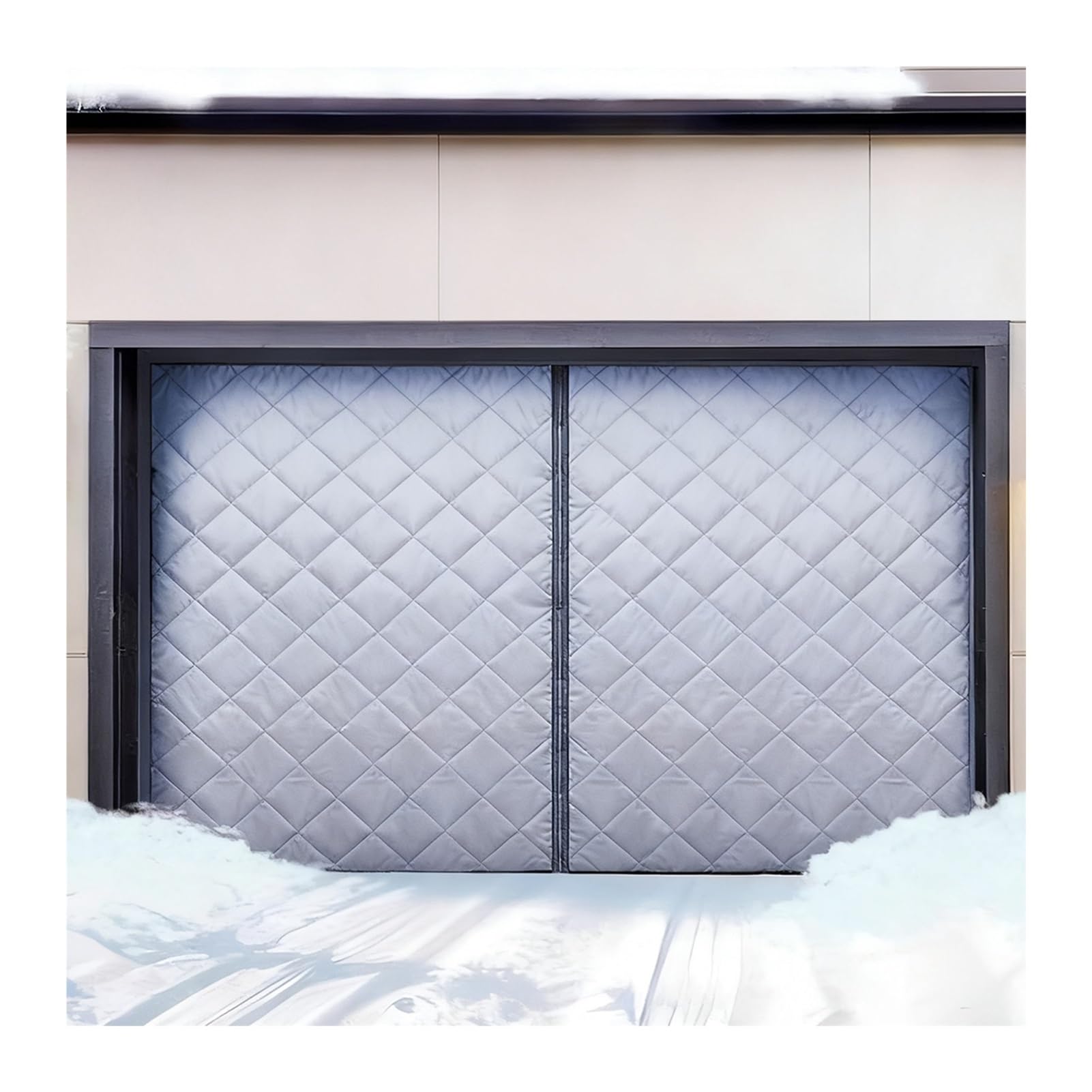 Rideau de porte de garage magnétique pour atelier bricolage et isolation de buanderie