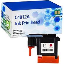 11 Ink Printhead Compatible Replacement Suitable for HP Designjet 500 800 Business Inkjet 1200 C4810A C4811A C4812A C4813A Printers Printer, Yellow-1 Pack